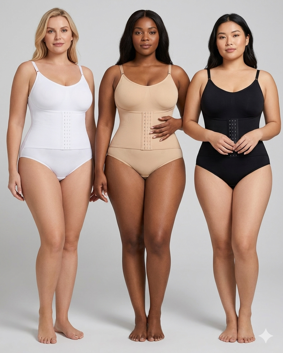 Pack x3 body con faja